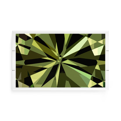 Facets Acrylic Rectangle Decorative Tray, by Nicolette Mayer 