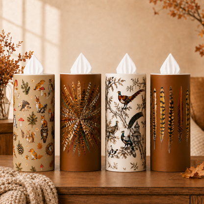 Fall Tissue Boxes - Set of 4