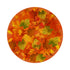 Fallen Leaves Orange 16" Round Pebble Placemats, Set of 4 - nicolettemayer.com
