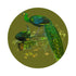 Family Pheasants Olive 16" Round Pebble Placemats, Set of 4 - nicolettemayer.com

