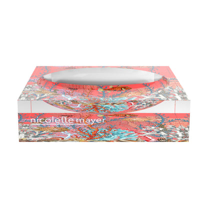 Fan Coral Reef Corallo Acrylic Candy Catchall Dish