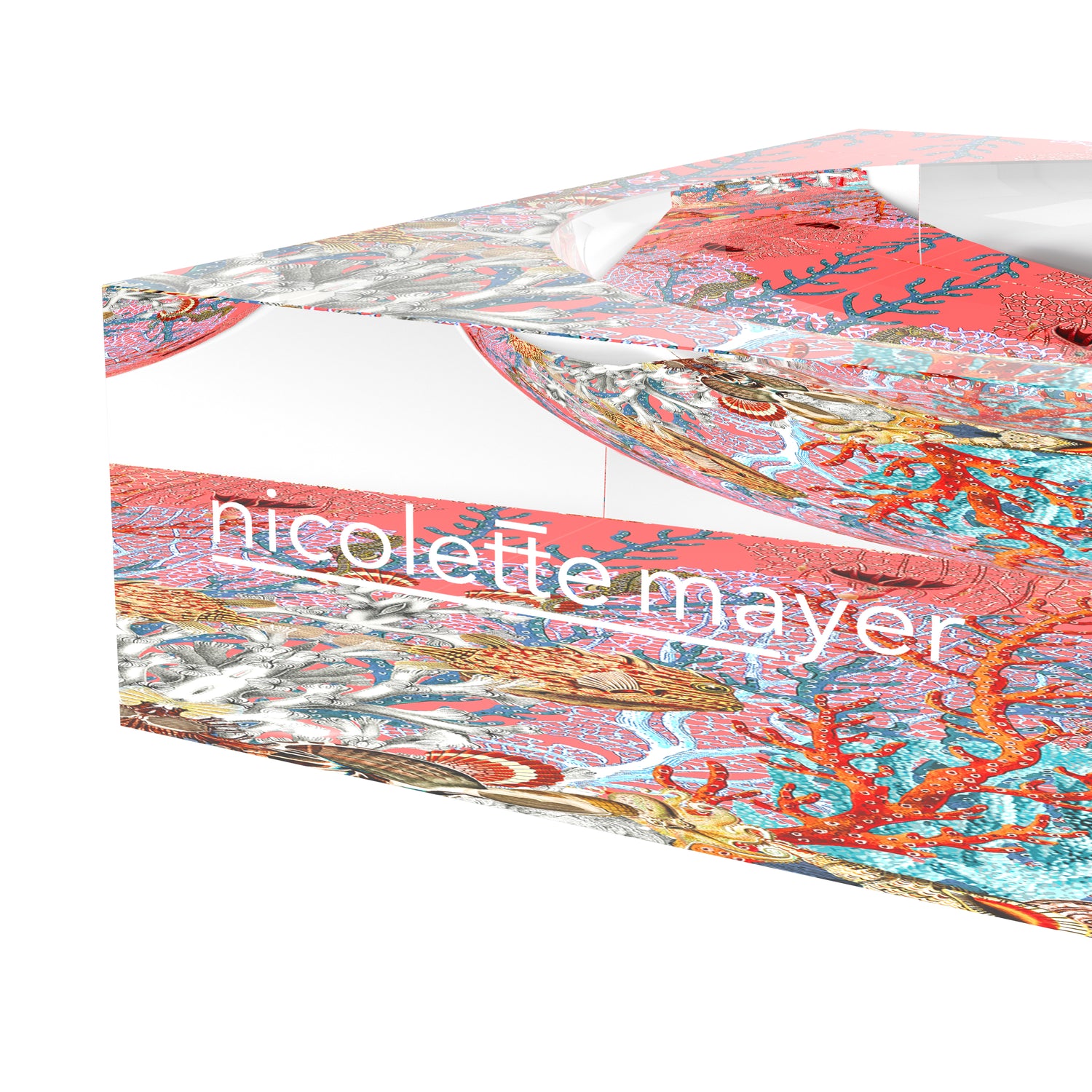 Fan Coral Reef Corallo Acrylic Candy Catchall Dish