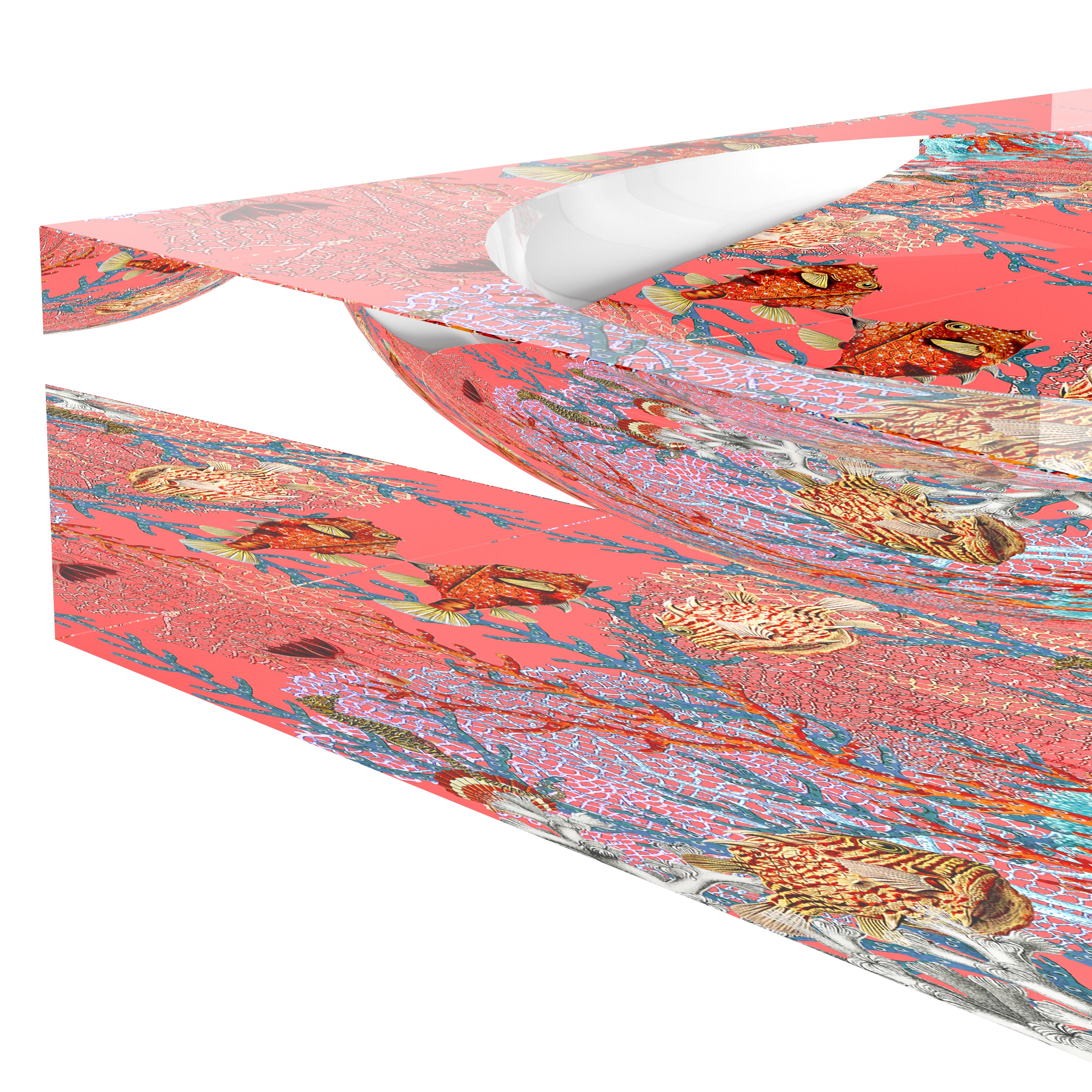 Fan Coral Reef Corallo Acrylic Candy Catchall Dish