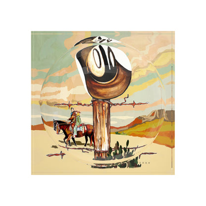 Fence Post XOXO Acrylic Candy Catchall Dish, 6 x 6 in., 8 x 8 in. by Nicolette Mayer