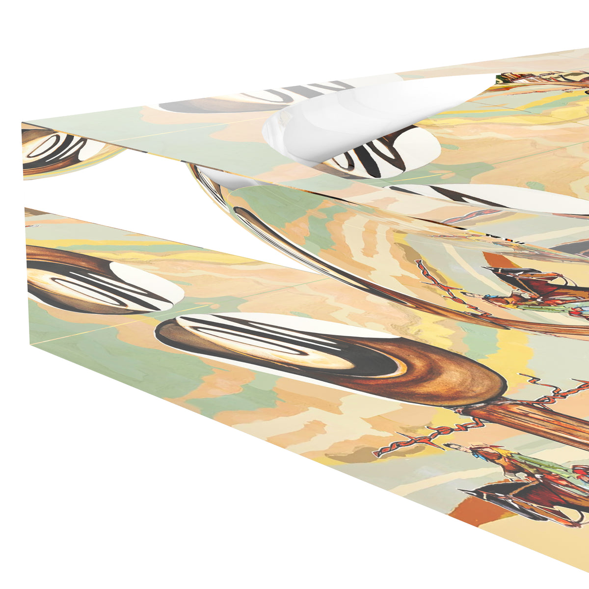 Fence Post XOXO Acrylic Candy Catchall Dish, 6 x 6 in., 8 x 8 in. by Nicolette Mayer