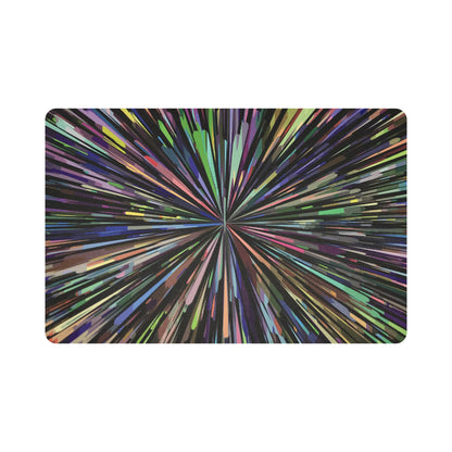 Fireworks Black 17.5&quot; Rectangle Pebble Placemat, Set Of 4 - nicolettemayer.com
