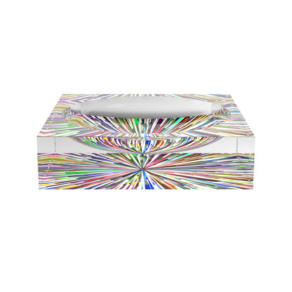 Fireworks White Acrylic Candy Catchall Dish - nicolettemayer.com