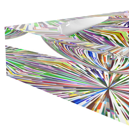 Fireworks White Acrylic Candy Catchall Dish