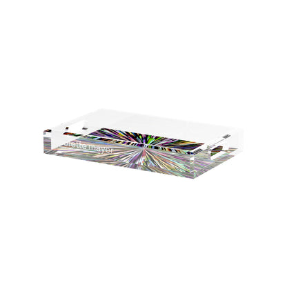 Fireworks Black 12.5X7.75 Acrylic Tray - nicolettemayer.com
