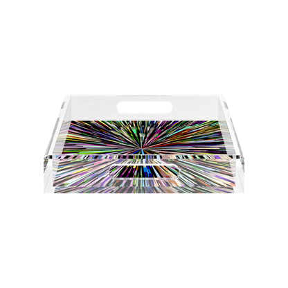 Fireworks Black 17X10.5 Acrylic Tray - nicolettemayer.com

