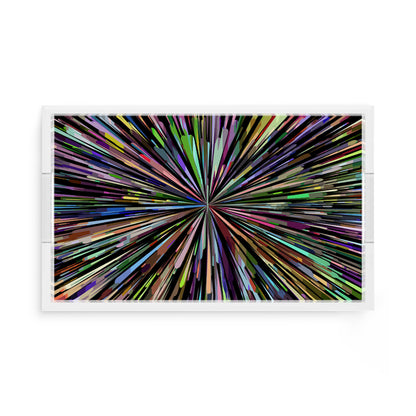Fireworks Black 17X10.5 Acrylic Tray - nicolettemayer.com
