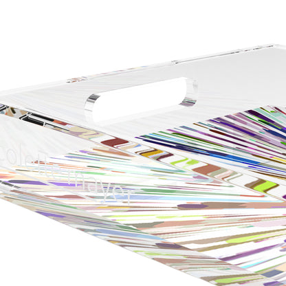 Fireworks White 12.5X7.75 Acrylic Tray - nicolettemayer.com
