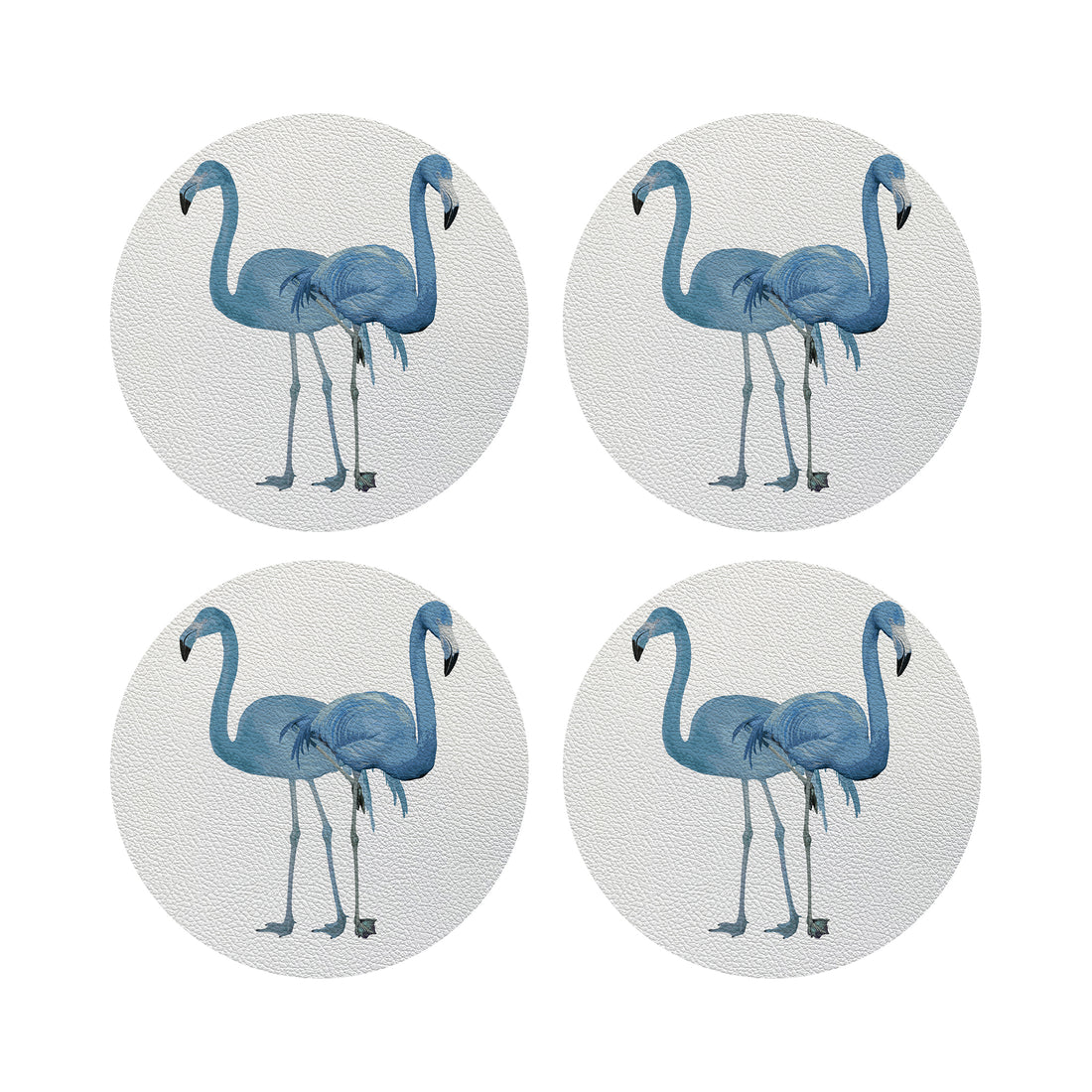 Flamingos In The Mirror Beverly 4" Dinner Napkins- nicolettemayer.com
