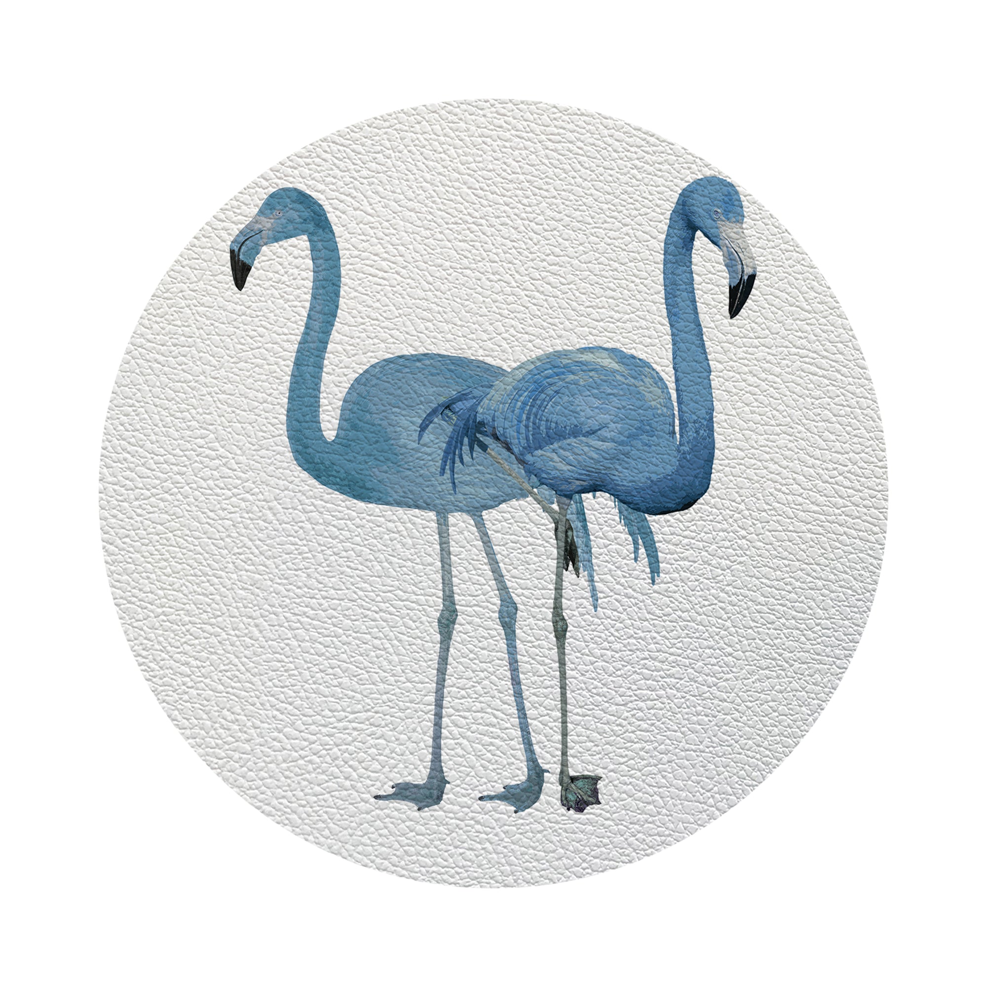 Flamingos In The Mirror Beverly 4" Dinner Napkins- nicolettemayer.com
