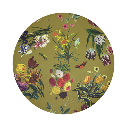 Flora Fauna Acid 16&quot; Round Pebble Placemats, Set of 4 - nicolettemayer.com
