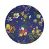 Flora Fauna Blue 16" Round Pebble Placemats, Set of 4 - nicolettemayer.com
