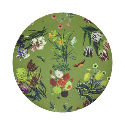 Flora Fauna Fontana 16&quot; Round Pebble Placemats, Set of 4 - nicolettemayer.com
