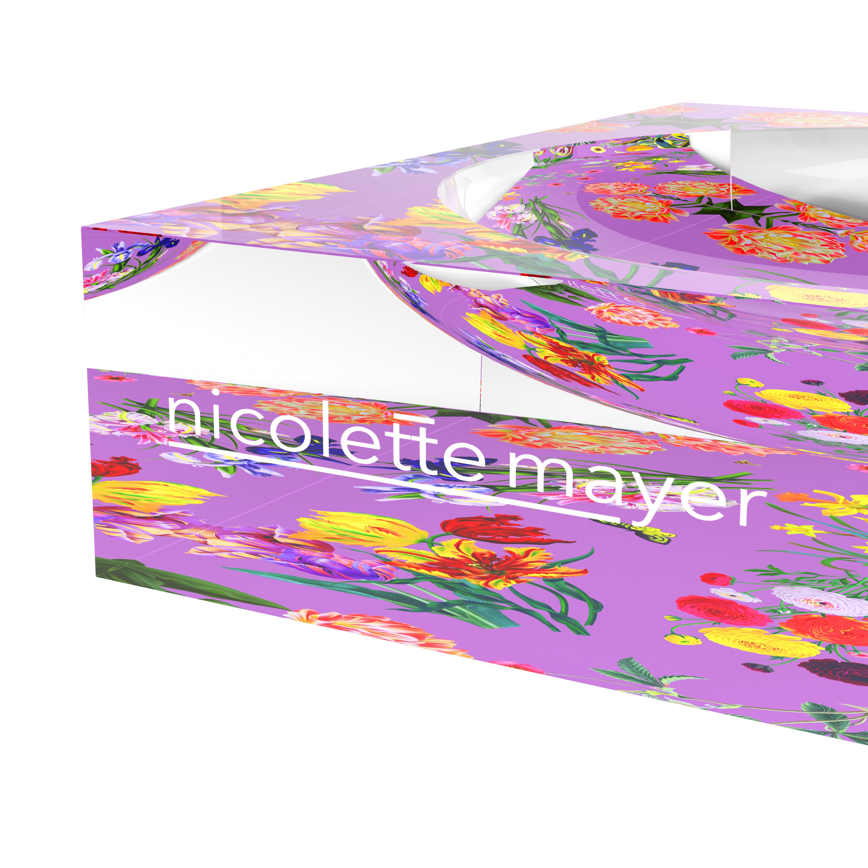 Flora Fauna Orchid Acrylic Candy Catchall Dish