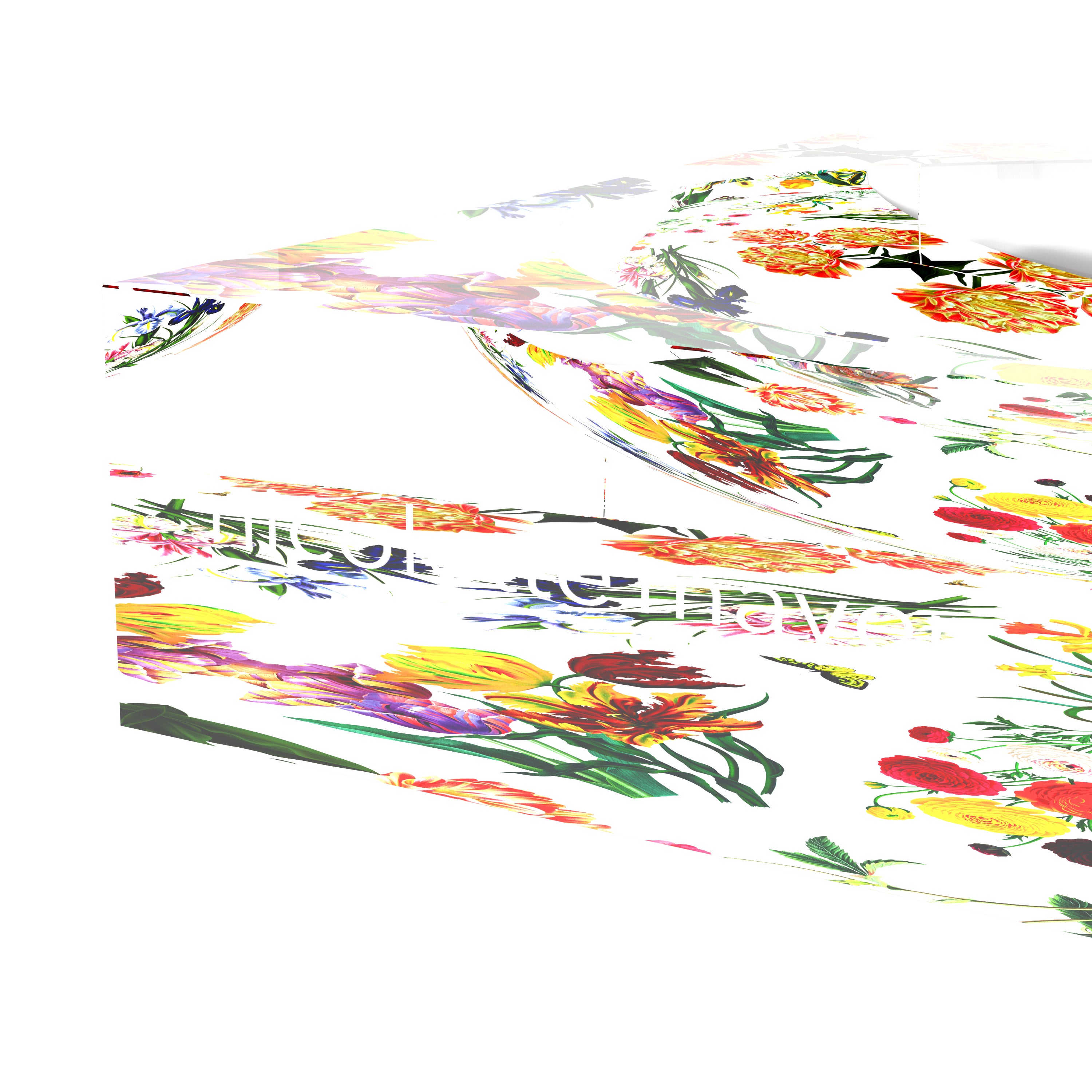 Flora Fauna White Acrylic Candy Catchall Dish - nicolettemayer.com