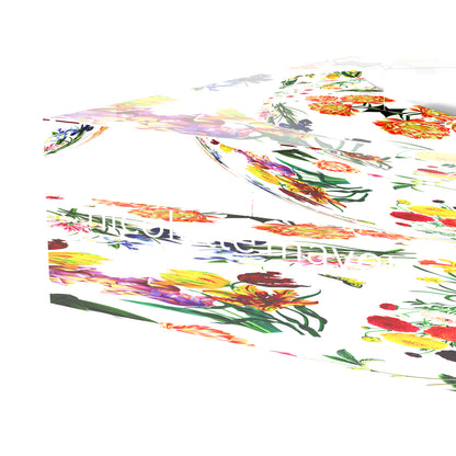 Flora Fauna White Acrylic Candy Catchall Dish - nicolettemayer.com