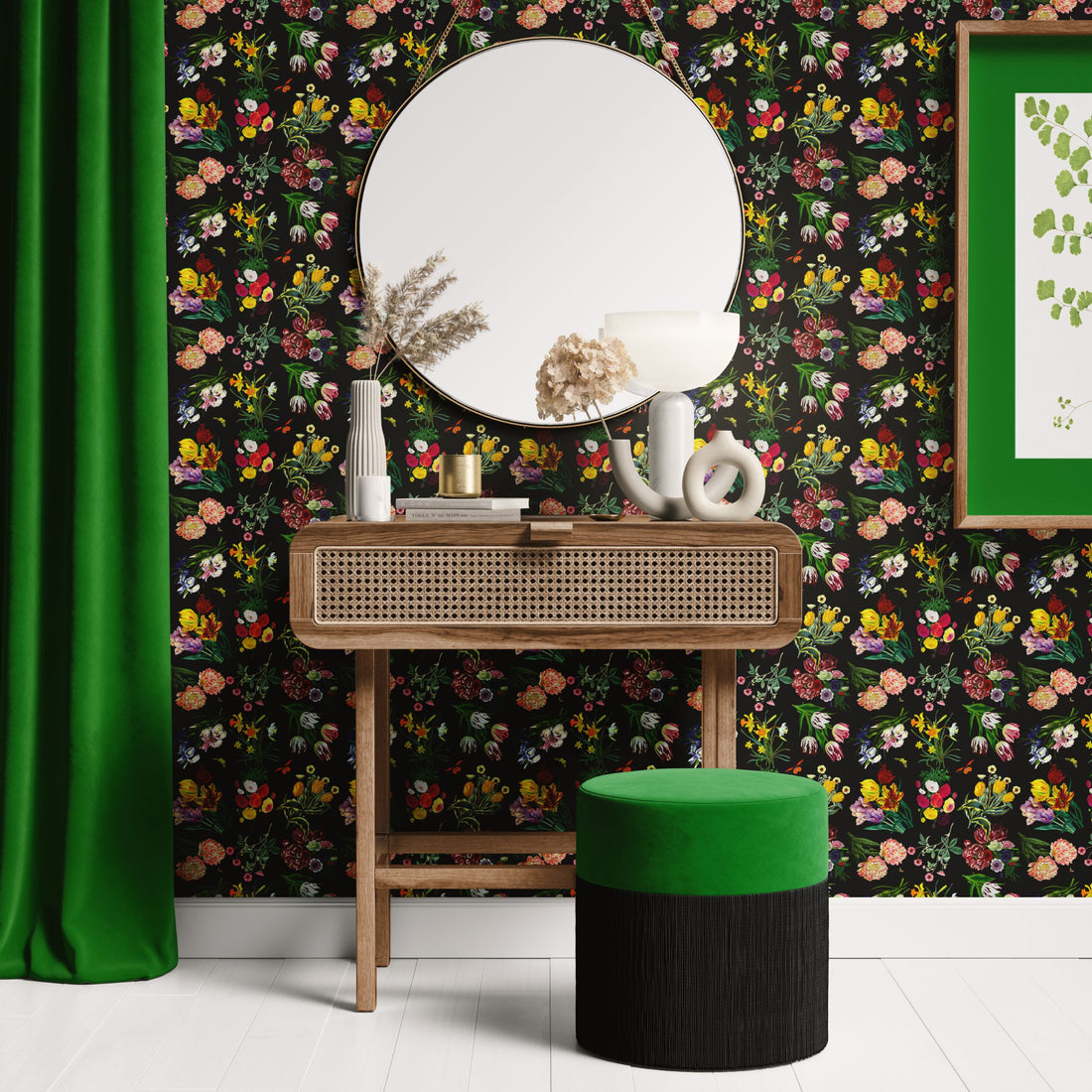 Flora &amp; Fauna Black