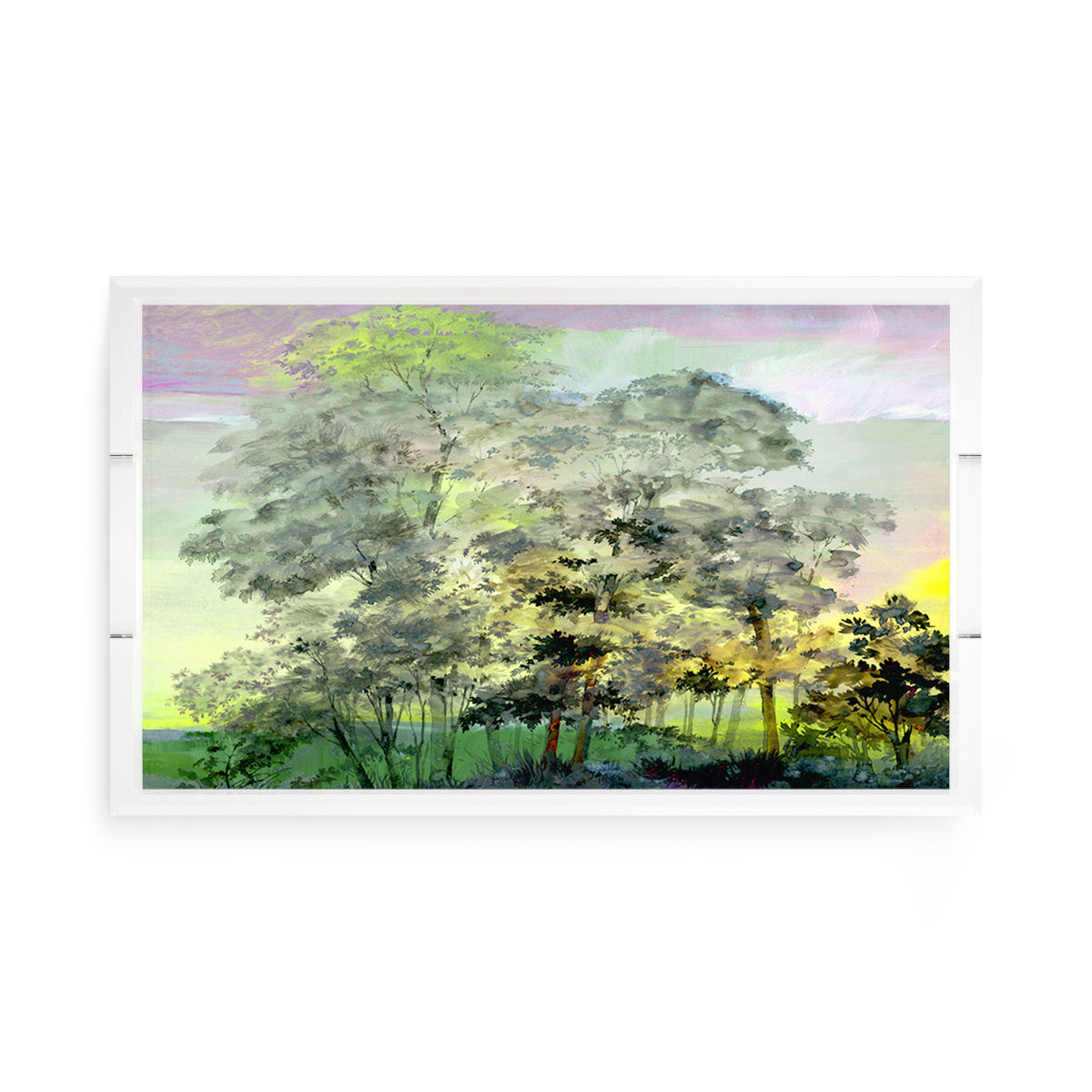 Forest For The Trees Healdsurg Acrylic Decorative Tray, 17 x 10.5 in. by Nicolette Mayer 