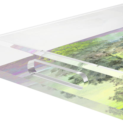Forest For The Trees Healdsurg Acrylic Decorative Tray, 17 x 10.5 in. by Nicolette Mayer 
