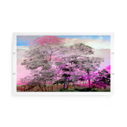 Forest For The Trees Acrylic Rectangle Decorative Tray, by Nicolette Mayer 