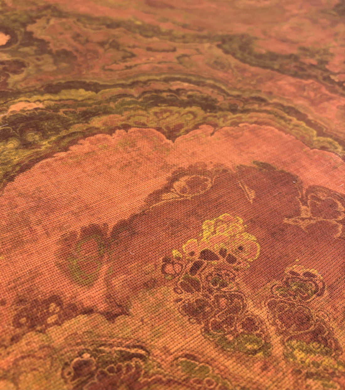 Agate Amber Wallpaper, Per Yard
