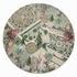 Chateau Garden Plan Round Washable Rug - nicolettemayer.com