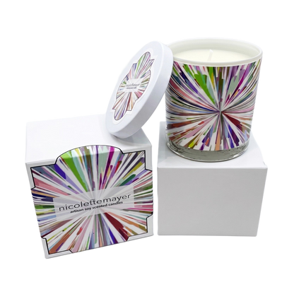 Fireworks White Candle