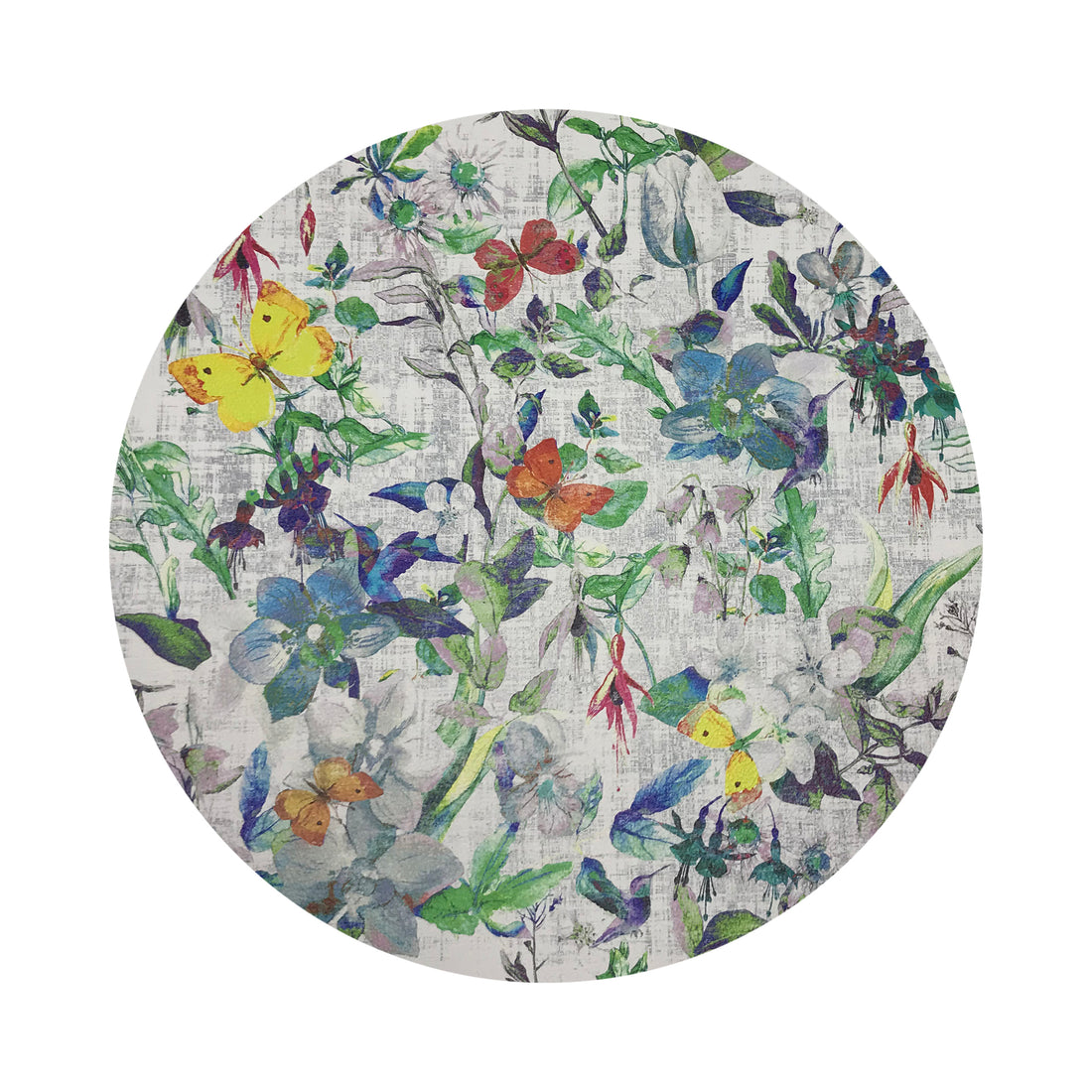 Garden Fantasia 16&quot; Round Pebble Placemat, Set Of 4 - nicolettemayer.com