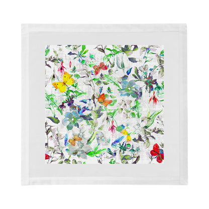 Garden Fantasia Cotton Sateen Dinner Napkins - nicolettemayer.com