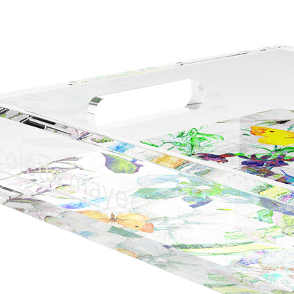 Garden Fantasia 12.5X7.75 Acrylic Tray - nicolettemayer.com
