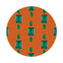 Gem Emeralds Orange 16" Round Pebble Placemats, Set of 4 - nicolettemayer.com
