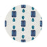 Gem Sapphires White 16" Round Pebble Placemats, Set of 4 - nicolettemayer.com
