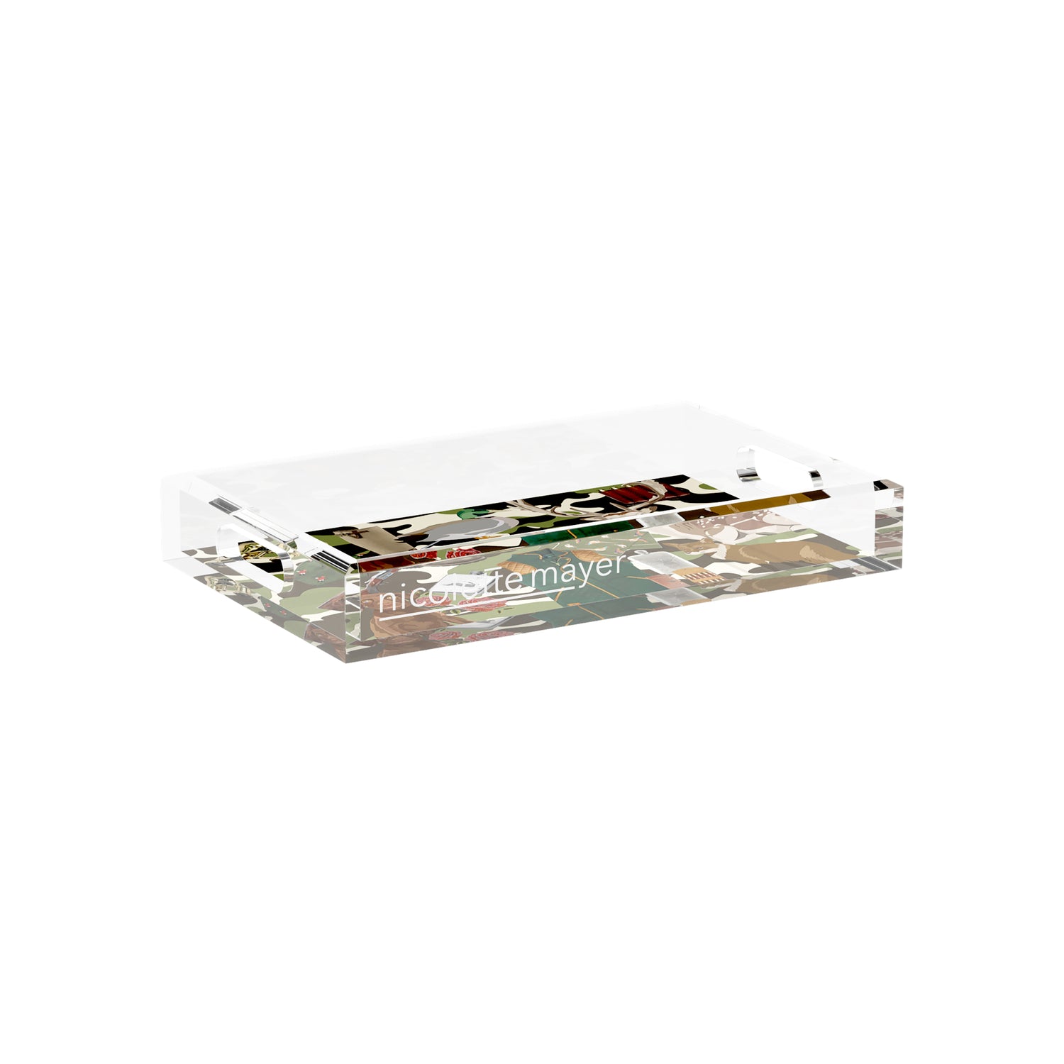 Gentleman Hunter Olive Camo 12.5X7.75 Acrylic Tray - nicolettemayer.com
