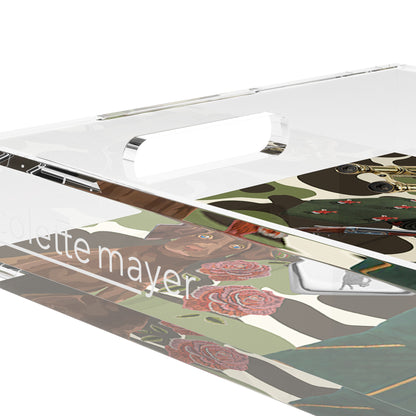 Gentleman Hunter Olive Camo 22.5X14.5 Acrylic Tray - nicolettemayer.com
