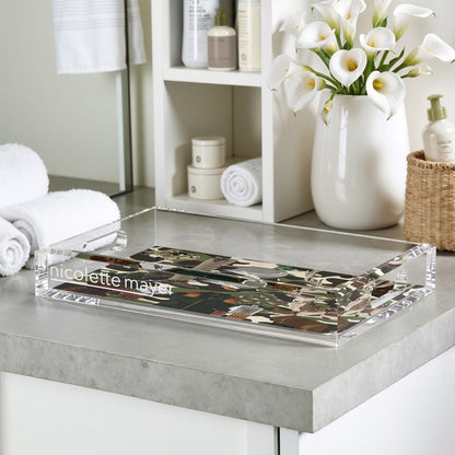 Gentleman Hunter Olive Camo 12.5X7.75 Acrylic Tray - nicolettemayer.com
