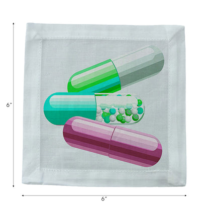 Get Millions of Followers Cotton Sateen Cocktail Napkins