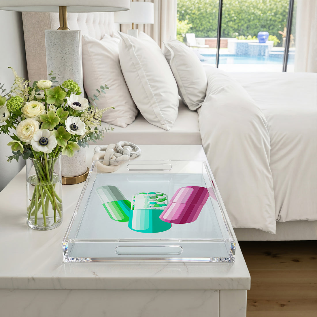 Get Millions of Followers 22.5X14.5 Acrylic Tray - nicolettemayer.com
