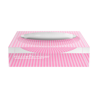 Gingham Pink Acrylic Candy Catchall Dish