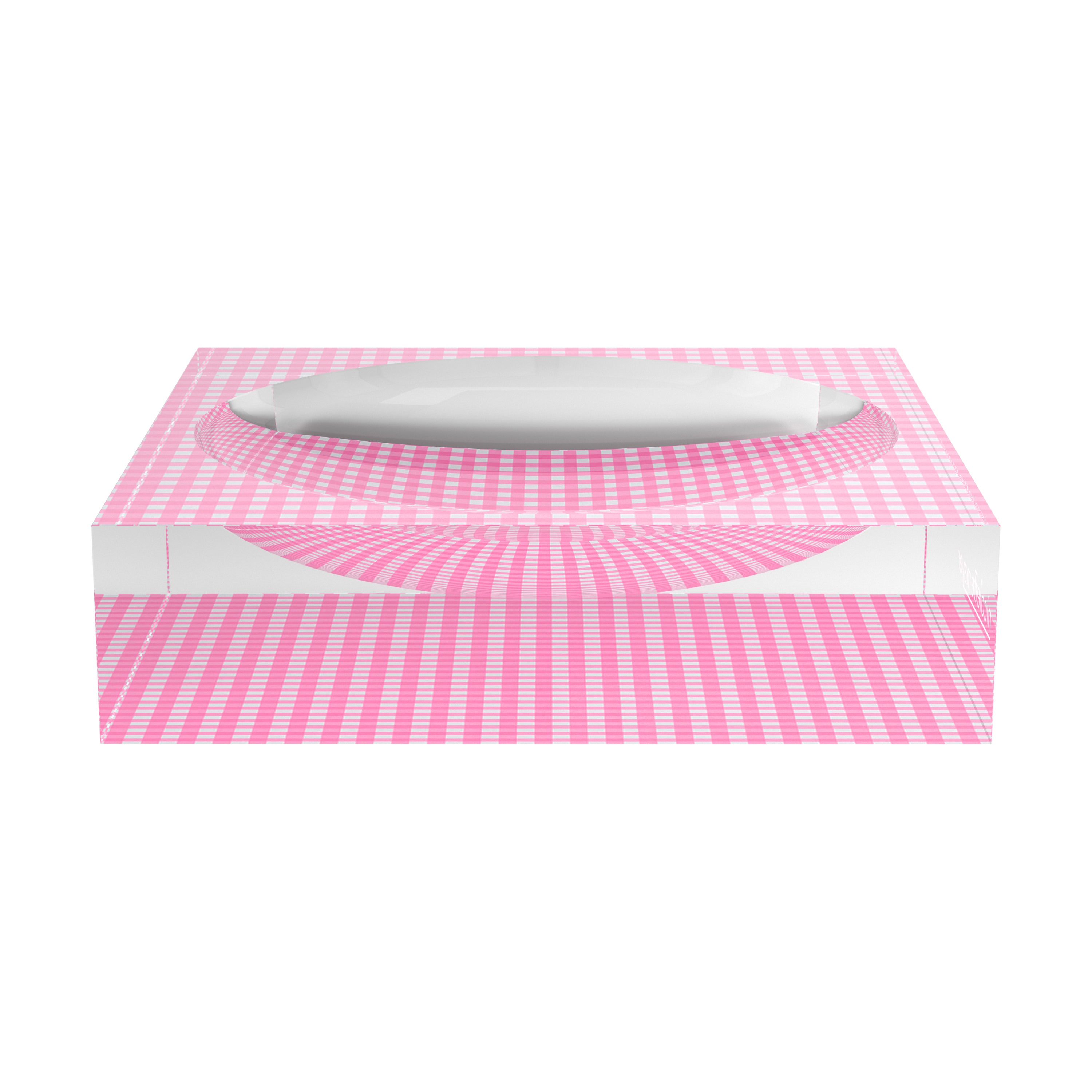 Gingham Pink Acrylic Candy Catchall Dish