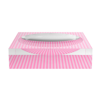 Gingham Pink Acrylic Candy Catchall Dish
