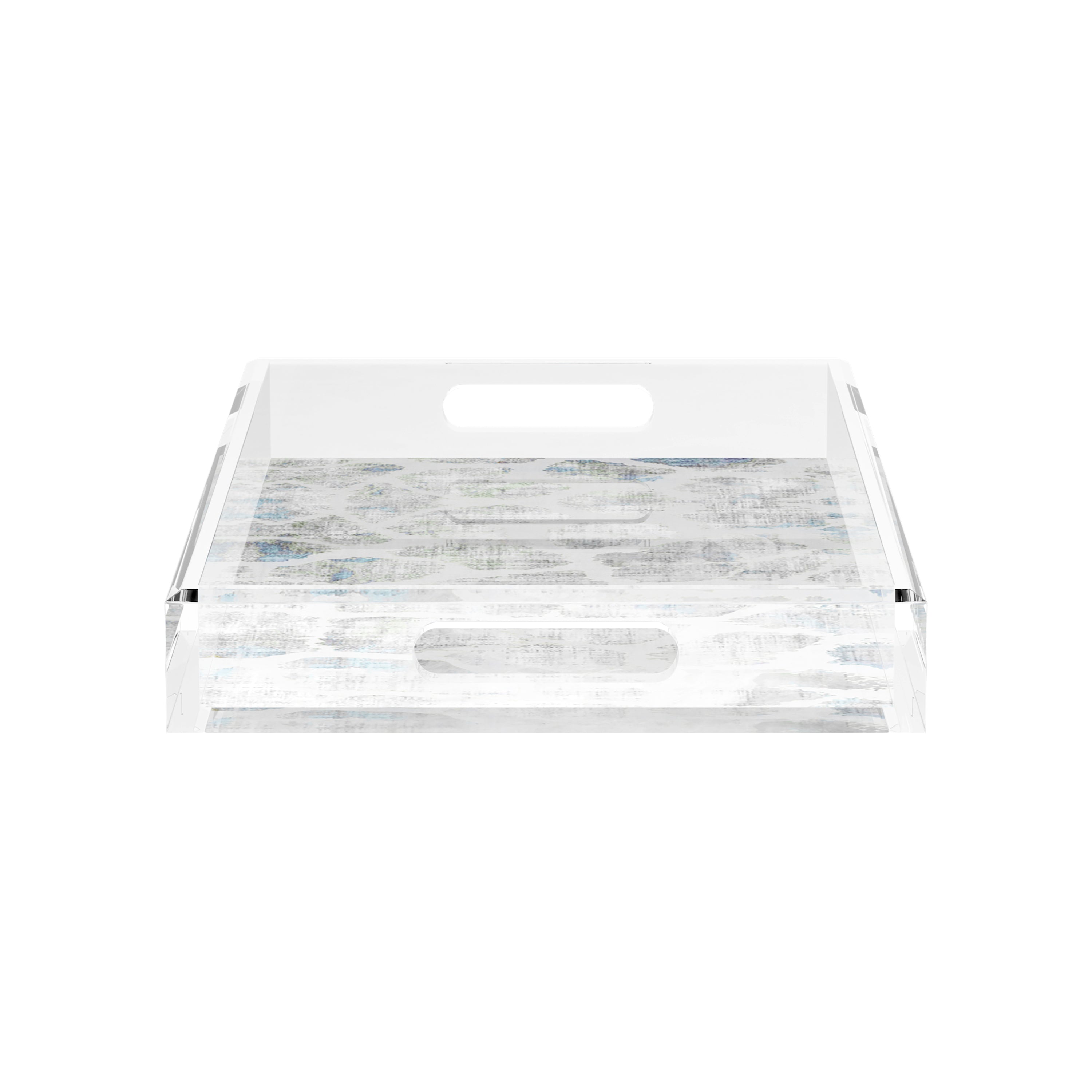 Giraffe Opulence 17X10.5 Acrylic Tray - nicolettemayer.com
