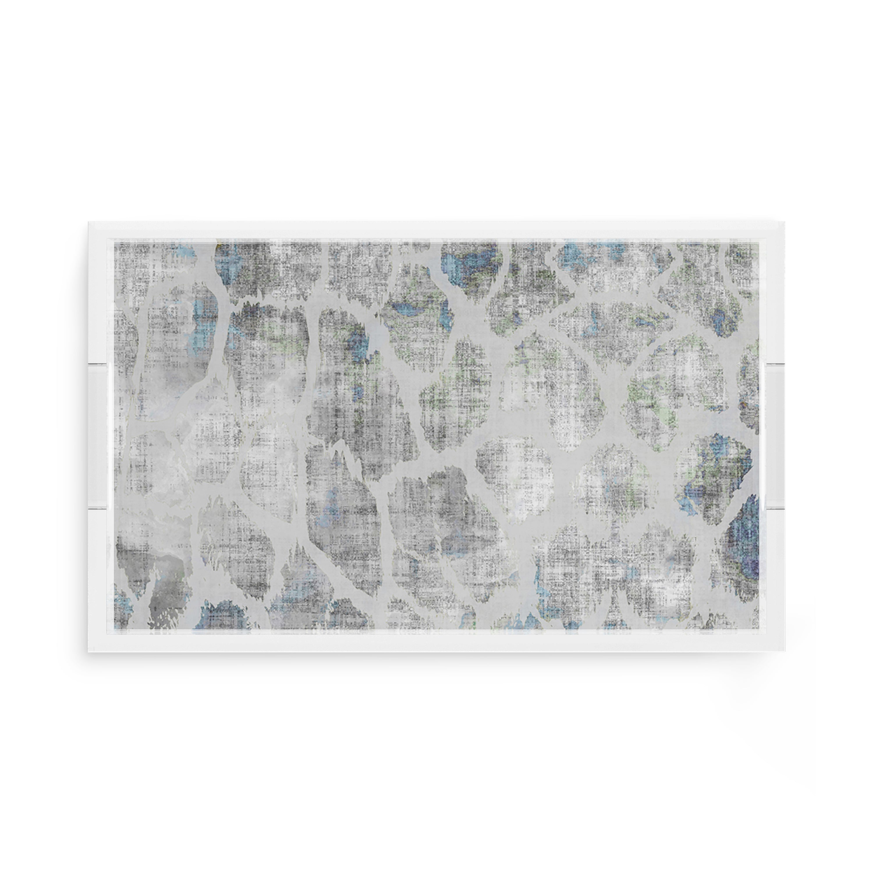 Giraffe Opulence 17X10.5 Acrylic Tray - nicolettemayer.com
