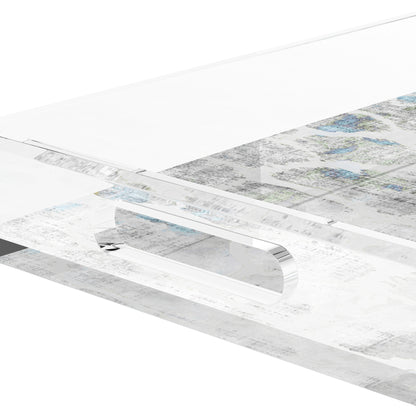 Giraffe Opulence 17X10.5 Acrylic Tray - nicolettemayer.com
