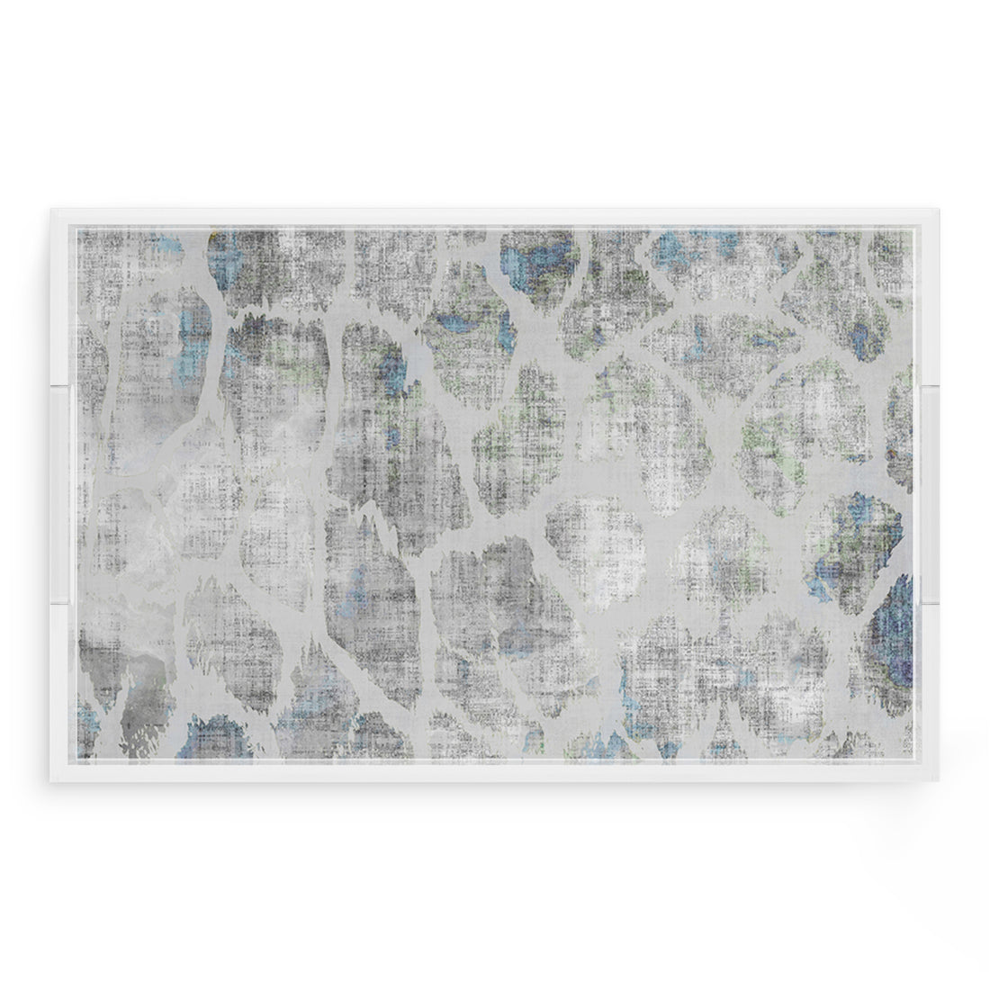 Giraffe Opulence 22.5X14.5 Acrylic Tray - nicolettemayer.com
