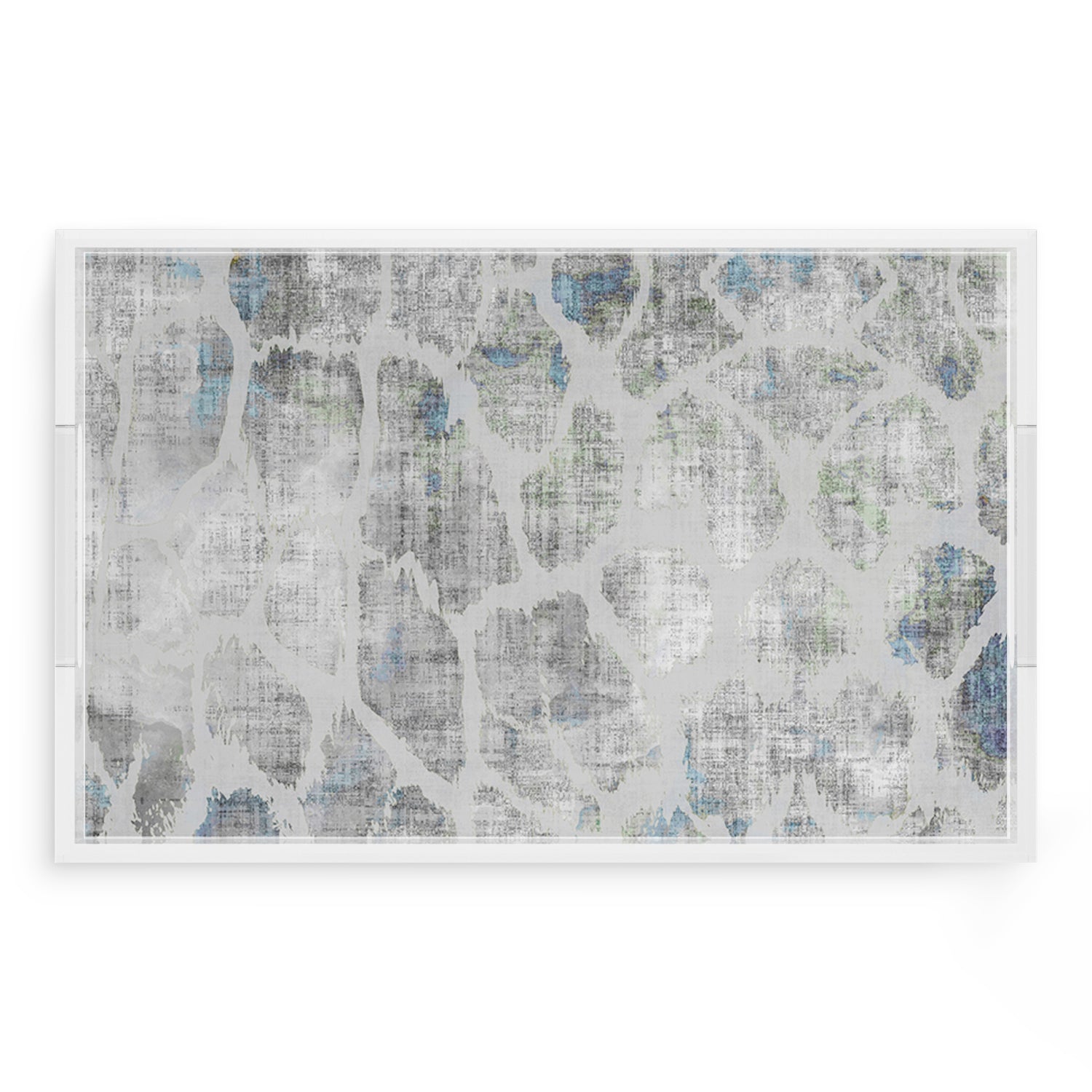 Giraffe Opulence 22.5X14.5 Acrylic Tray - nicolettemayer.com
