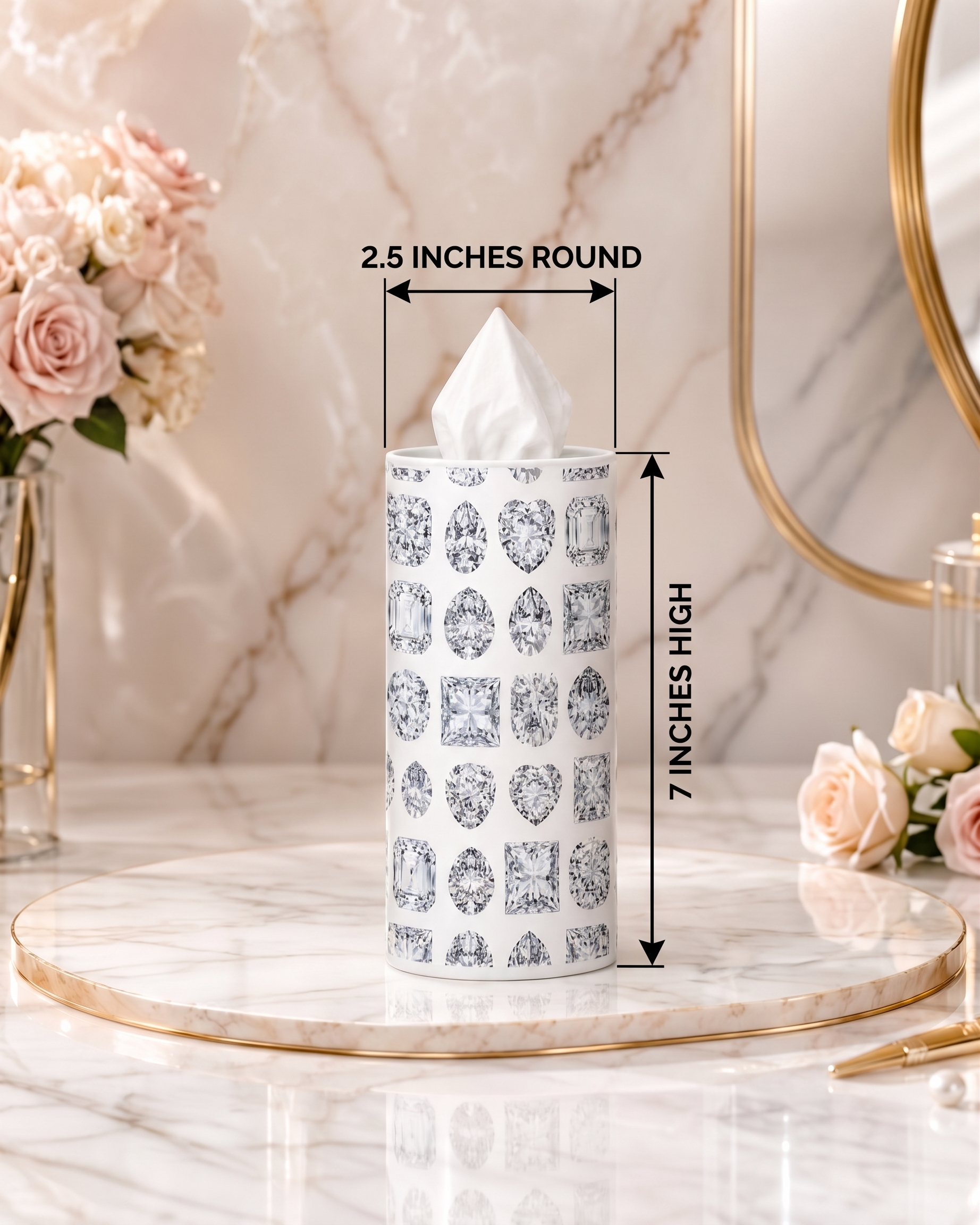 Glam Tissue Boxes - Set of 4